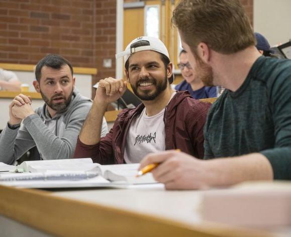 law students in classroom